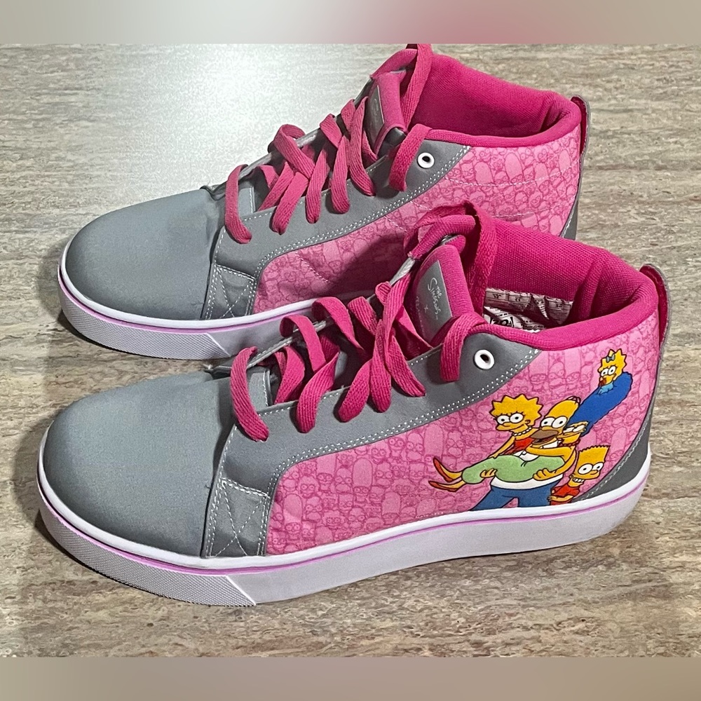 The Simpsons X Healy’s racer 20  high top roller skate sneakers